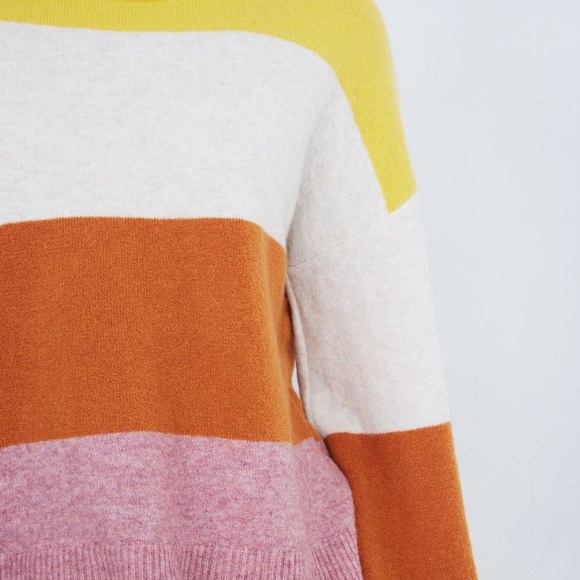 Madewell Striped Gladwell Balloon-Sleeve
Pullover Sweater - Picture 4 of 10